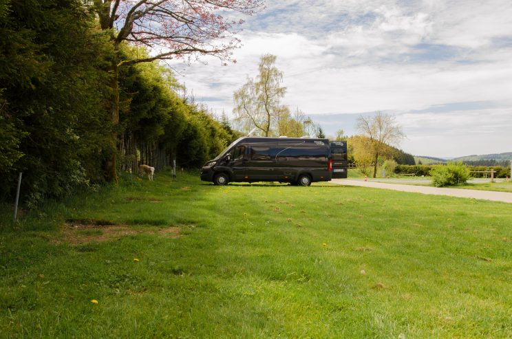 manni abgefahren, das erste Mal Camping - Bericht Stellplatz Winterberg, tom bloggt seinen alltag