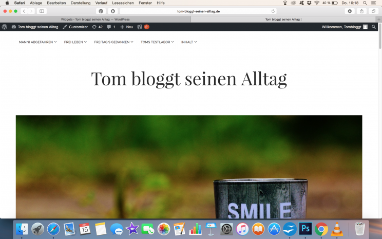 tom bloggt seinen alltag, freitagsgedanken, komm lach schon - denn du bist glücklich