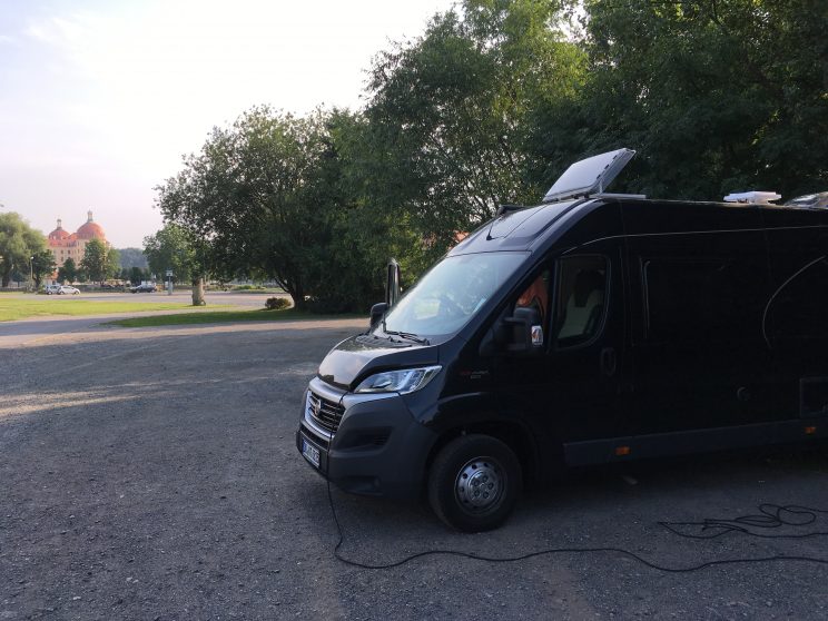 tom bloggt seinen alltag, manni abgefahren, auf den spuren von aschenbrödel, wohnmobilstellplatz moritzburg